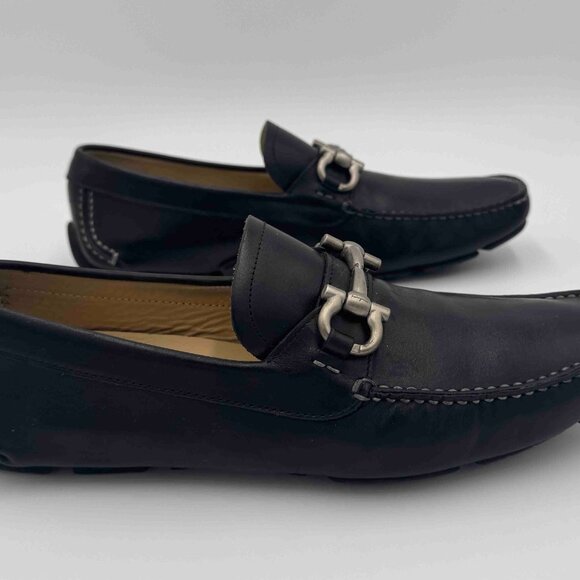 Salvatore Ferragamo Pargi Black Leather Size 7 main image 9